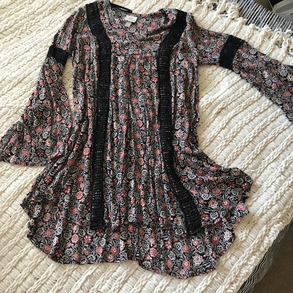 Floral print dress